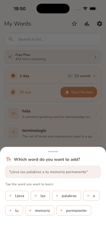Add Words Without Breaking Your Flow